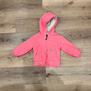 Carhartt Kids Pink Jacket with Hood